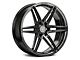 Rohana Wheels RFV1 Gloss Graphite 6-Lug Wheel; 22x9.5; 22mm Offset (21-24 Bronco, Excluding Raptor)