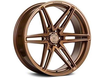 Rohana Wheels RFV1 Matte Bronze 6-Lug Wheel; 22x9.5; 0mm Offset (21-24 Bronco, Excluding Raptor)