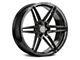 Rohana Wheels RFV1 Gloss Graphite 6-Lug Wheel; 22x9.5; 22mm Offset (16-23 Tacoma)