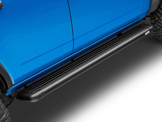 Romik RB2-T Running Boards; Black (21-24 Bronco 4-Door)