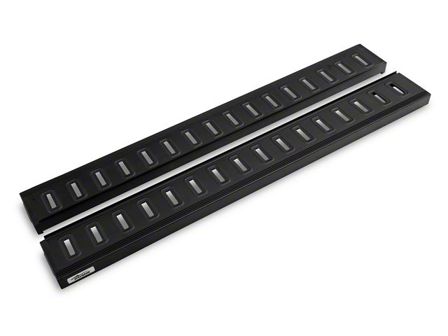 Romik ROF-T Running Boards; Black (21-24 Bronco 2-Door)