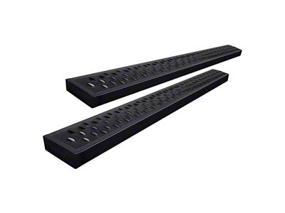 Romik RPD-T Running Boards; Black (05-21 Frontier Crew Cab)