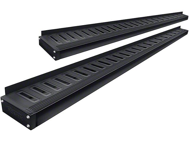 Romik ROF-T Running Boards; Black (05-23 Tacoma Access Cab)