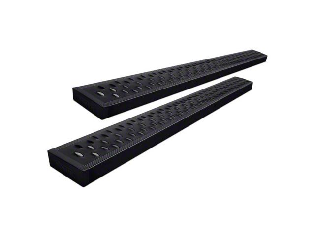 Romik RPD-T Running Boards; Black (16-24 Titan XD Crew Cab)