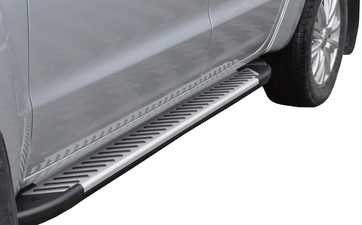 Romik Tundra RAL-T Running Boards; Silver 61722418 (07-21 Tundra Double ...