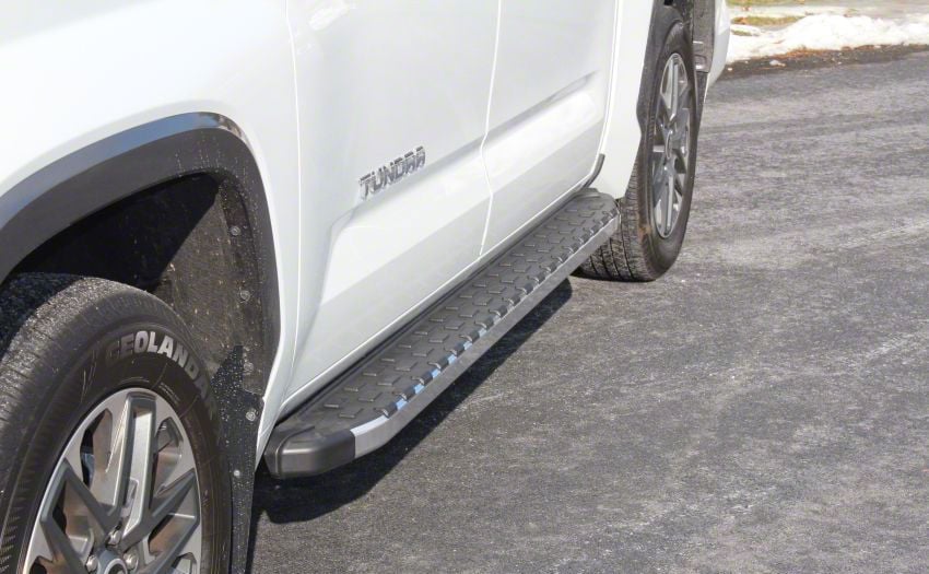 Romik Tundra REC-TP DRP Running Boards; Polished 51728418 (22-24 Tundra ...