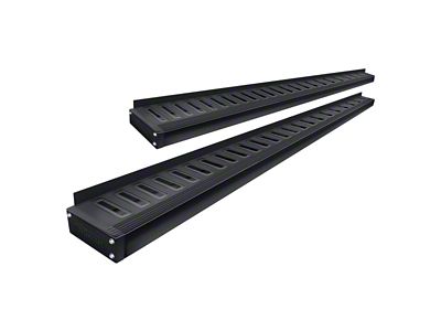 Romik ROF-T Running Boards; Black (07-21 Tundra Double Cab)