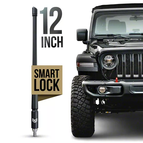 Ronin Factory Jeep Wrangler SmartLock Flexible Antenna; 12-Inch ...