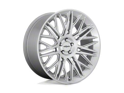 Rotiform JDR Matte Silver 6-Lug Wheel; 22x10; 30mm Offset (03-09 4Runner)