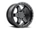 Rotiform SIX-OR Matte Black 6-Lug Wheel; 17x9; 1mm Offset (03-09 4Runner)