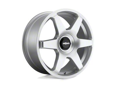 Rotiform SIX Gloss Silver 5-Lug Wheel; 19x8.5; 35mm Offset (05-15 Tacoma)