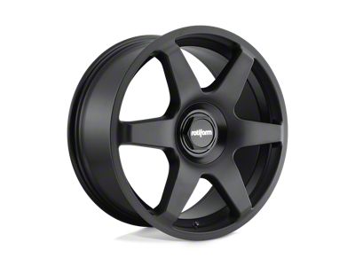 Rotiform SIX Matte Black 5-Lug Wheel; 19x8.5; 35mm Offset (05-15 Tacoma)