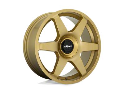 Rotiform SIX Matte Gold 5-Lug Wheel; 19x8.5; 45mm Offset (05-15 Tacoma)