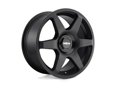 Rotiform Six EXP Satin Black 6-Lug Wheel; 20x9; 30mm Offset (22-25 Frontier)