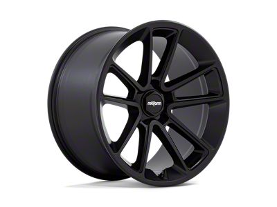 Rotiform BTL Matte Black with Black Cap and Inside Spoke Details Wheel; 21x10.5; 45mm Offset (84-01 Jeep Cherokee XJ)