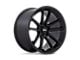 Rotiform BTL Matte Black with Black Cap and Inside Spoke Details Wheel; 21x10.5; 45mm Offset (84-01 Jeep Cherokee XJ)