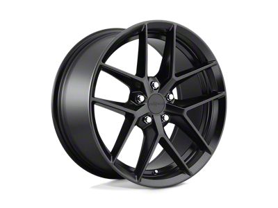 Rotiform FLG Matte Black Wheel; 18x8.5; 45mm Offset (84-01 Jeep Cherokee XJ)