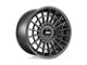 Rotiform LAS-R Matte Black Wheel; 18x8.5; 45mm Offset (84-01 Jeep Cherokee XJ)