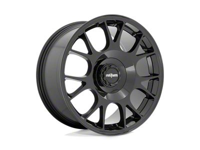 Rotiform TUF-R Gloss Black Wheel; 19x8.5; 45mm Offset (84-01 Jeep Cherokee XJ)