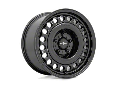 Rotiform STL Gloss Black Wheel; 17x9; 0mm Offset (20-24 Jeep Gladiator JT)