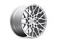 Rotiform BLQ Gloss Silver Machined Wheel; 18x8.5; 38mm Offset (93-98 Jeep Grand Cherokee ZJ)