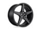 Rotiform WGR Matte Black Wheel; 20x10.5; 45mm Offset (93-98 Jeep Grand Cherokee ZJ)