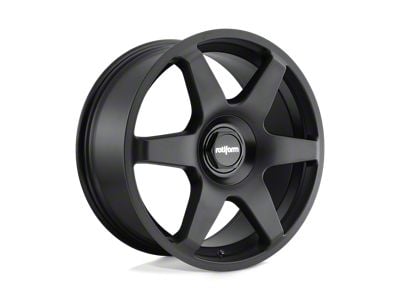 Rotiform SIX Matte Black Wheel; 19x8.5; 35mm Offset (93-98 Jeep Grand Cherokee ZJ)