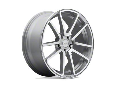 Rotiform SPF Gloss Silver Machined Wheel; 18x8.5; 45mm Offset (93-98 Jeep Grand Cherokee ZJ)