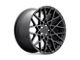 Rotiform BLQ Matte Black Wheel; 18x8.5; 45mm Offset (97-06 Jeep Wrangler TJ)