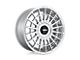 Rotiform LAS-R Gloss Silver Wheel; 19x10 (87-95 Jeep Wrangler YJ)