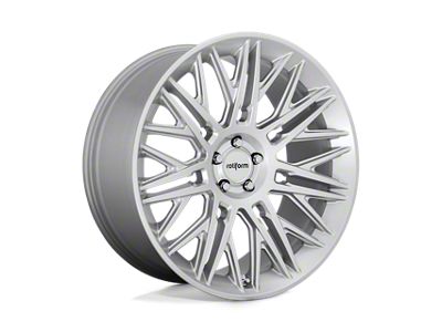 Rotiform JDR Matte Silver 6-Lug Wheel; 22x10; 30mm Offset (22-24 Tundra)