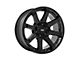 Rough Country 81 Series Semi Gloss Black 6-Lug Wheel; 20x10; -25mm Offset (03-09 4Runner)