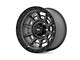 Rough Country 85 Series Simulated Beadlock Gunmetal Gray 6-Lug Wheel; 17x9; -12mm Offset (03-09 4Runner)