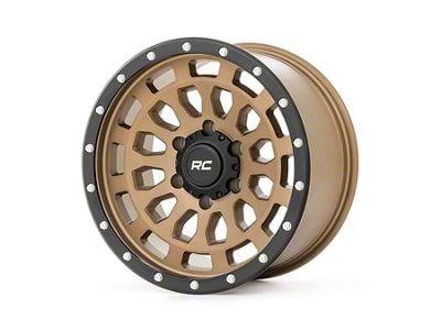 Rough Country 87 Series Simulated Beadlock Bronze 6-Lug Wheel; 17x8.5; 25mm Offset (03-09 4Runner)