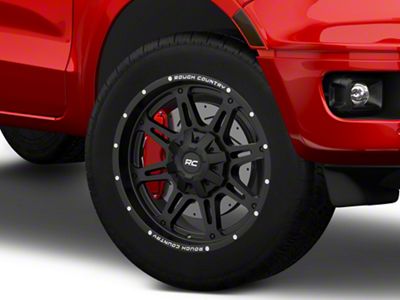 Rough Country 94 Series Matte Black Milled 6-Lug Wheel; 20x10; -18mm Offset (03-09 4Runner)