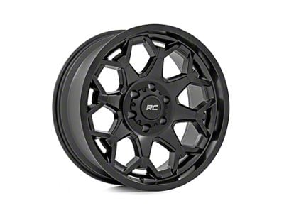 Rough Country 80 Series Semi Gloss Black 6-Lug Wheel; 20x9; 0mm Offset (04-15 Titan)