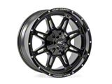 Rough Country 94 Series Matte Black Milled 6-Lug Wheel; 20x10; -18mm Offset (04-15 Titan)