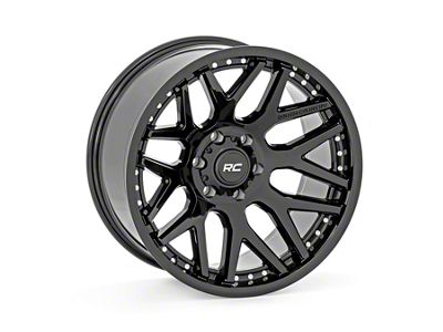 Rough Country 95 Series Matte Black 6-Lug Wheel; 20x10; -25mm Offset (04-15 Titan)