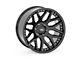 Rough Country 95 Series Matte Black 6-Lug Wheel; 20x10; -25mm Offset (04-15 Titan)