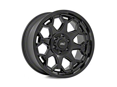 Rough Country 80 Series Semi Gloss Black 6-Lug Wheel; 20x10; -19mm Offset (05-15 Tacoma)