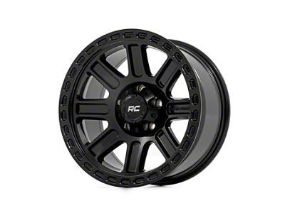 Rough Country 84 Series Gloss Black 6-Lug Wheel; 18x8.5; 0mm Offset (05-15 Tacoma)