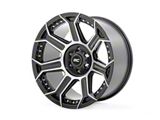 Rough Country 89 Series Black Machined Gun Metal 6-Lug Wheel; 20x10; -18mm Offset (05-15 Tacoma)