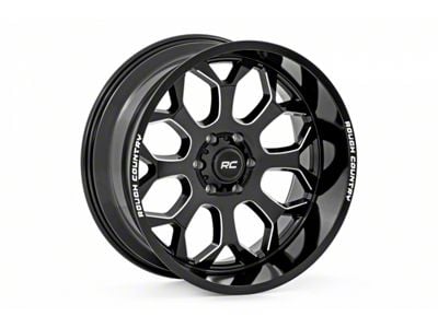 Rough Country 96 Series Gloss Black 6-Lug Wheel; 20x9; -12mm Offset (05-15 Tacoma)