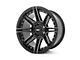 Rough Country 88 Series Gloss Black 6-Lug Wheel; 17x9; 0mm Offset (05-15 Tacoma)