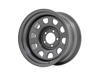 Rough Country Steel Gray 6-Lug Wheel; 17x9; -12mm Offset (05-15 Tacoma)