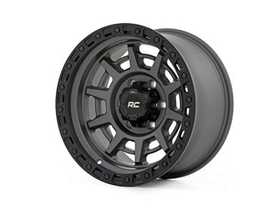 Rough Country 85 Series Simulated Beadlock Gunmetal Gray 6-Lug Wheel; 17x9; -18mm Offset (10-24 4Runner)