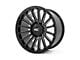 Rough Country 97 Series Gloss Black Milled 6-Lug Wheel; 17x9; -12mm Offset (10-24 4Runner)