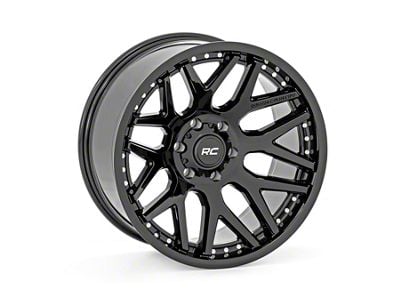 Rough Country 95 Series Gloss Black 6-Lug Wheel; 20x10; -18mm Offset (10-24 4Runner)