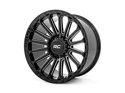 Rough Country 97 Series Gloss Black 6-Lug Wheel; 17x8.5; 0mm Offset (2024 Tacoma)