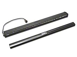 Rough Country 30-Inch Black Series LED Light Bar with Hood Mounting Brackets (18-24 Jeep Wrangler JL, Excluding 4xe)